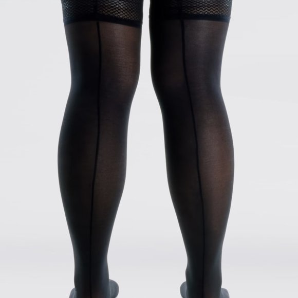 Sheertex Backseam Sheer Rip-Resist Thigh Highs - Picture 7 of 8
